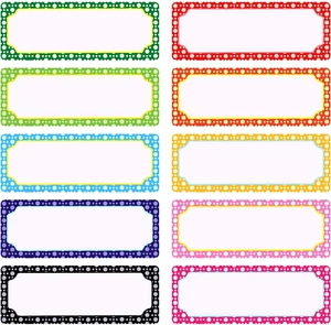 50 Pieces Magnetic Name Tags Dry Erase Labels White Board Nameplates Sticker for - Picture 1 of 7