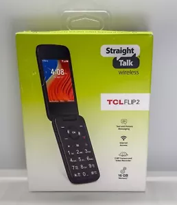 TCL STALT408DC16V2PWP Flip 2 2.8'' 4G LTE 8GB 16GB Storage Straight Talk Prepaid - Picture 1 of 3