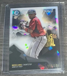 2018 Bowman Chrome Peaks of Potential Atomic Refractor /150 Royce Lewis #PP-RL - Picture 1 of 2