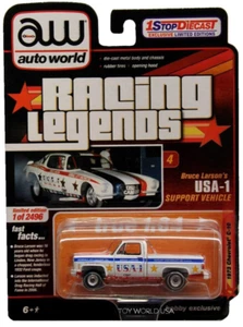 Auto World RACING LEGENDS 1973 Chevrolet C-10 Bruce Larson's USA-1 - Picture 1 of 1