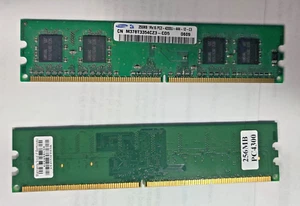512MB (2x256) Samsung 256MB 1RX16 PC2-4200U-444-12-C3 M378T3354CZ3-CD5 RAM DIMM - Picture 1 of 3