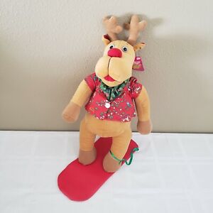 Sugar Loaf Rudolph Red Nosed Reindeer Plush Stuffed Animal Christmas Surf Snow