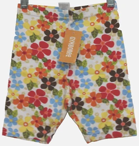 2007 Gymboree Island Getaway Bike Shorts Cotton Knit sz 12 Floral Tropical Beach - Picture 1 of 4