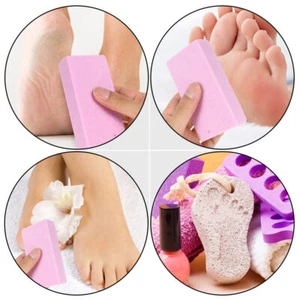 Foot Exfoliator Tool Dry Dead Skin Scrubber Foot Pumice Sponge - Imagen 1 de 12