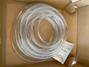 Fisherbrand 5/16 ID x 1/16 Wall Clear Flex Tubing Medical 50 Ft - Picture 1 of 12