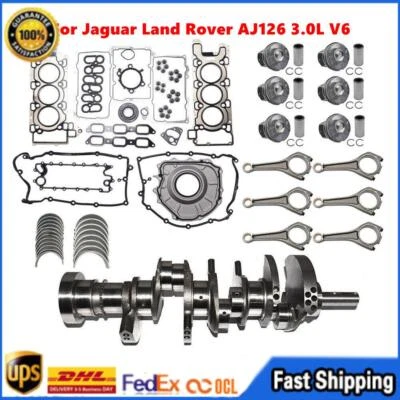 Engine Rebuild Kit Crankshaft Rods Gasket For Jaguar Land Rover AJ126 3.0L V6 - Image 1 of 2