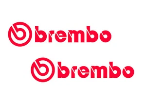 2x Brembo Vinyl decals Car, Van, Toolbox, Window. - Picture 1 of 2