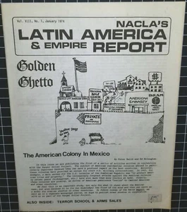 NACLA 1974 GOLDEN GHETTO LATIN RADICAL ACTIVISM AMERICA MEXICO VTG OCCULT ZINE - Picture 1 of 12