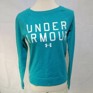 Under Armour All Season Gear Long Sleeve Sweatshirt Blue Sz Small - Picture 1 of 6