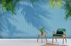 3D Blue Plank Leaf Wallpaper Wall Murals Removable Wallpaper 26