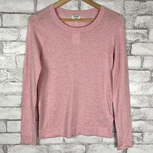 J.CREW FACTORY NWT Women's 100% Cotton Pink Teddie Sweater XS L1561 - Picture 1 of 5