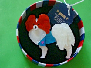 Erstwilder Papillon en Bleu Paris Holiday Brooch--Never Removed from Box-Retired - Picture 1 of 3
