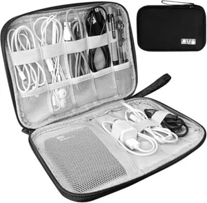 HCFGS Electronics Accessories Organizer Bag Travel Cable Organiser Bag waterprof - Picture 1 of 5