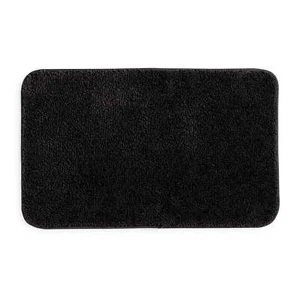 Mainstays Basic Polyester 20" x 32" Bath Rug, Black - Picture 1 of 3