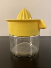 Vtt Chefmate Juicer Yellow Citrus Reamer Squeezer Glass Jar Twist Off Lid
