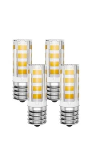 4pack E17 Led Appliance Bulb 40w 125v Microwave Bulb Warm White 3000k Stove Ligh - Picture 1 of 1
