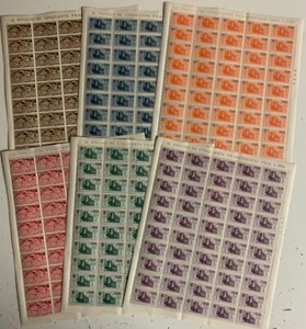 ITALIENISCHE KOLONIEN ÄGÄIS - ÄGÄIS ISL 1932 Dante Luftpost in ganzen Blättern MNH - Bild 1 von 2
