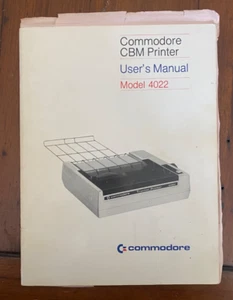 Commodore CBM Model 4022 Printer User's Manual - Photo 1/4