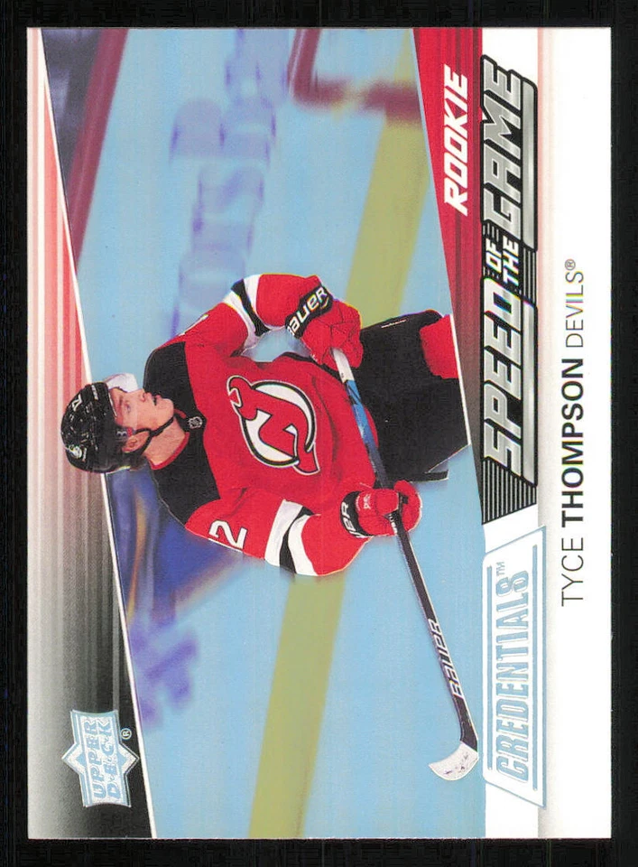 2021-22 Upper Deck Credentials Speed of the Game Rookies #SGR21 Tyce Thompson - Image 1 of 2