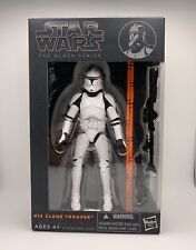 Hasbro Star Wars Black Series  14 Clone Trooper 6    Figure Orange Series