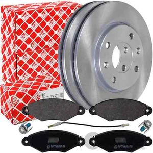 FEBI BREMSSCHEIBEN Ø247mm + BREMSBELÄGE VORNE passend für PEUGEOT 206 SW 206+ - Bild 1 von 3