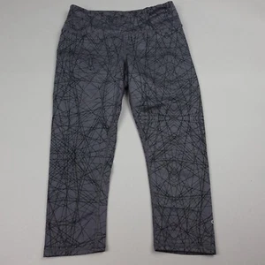 Alo Yoga Pants XS Leggings Gray Geometric Capri Womens - Picture 1 of 9