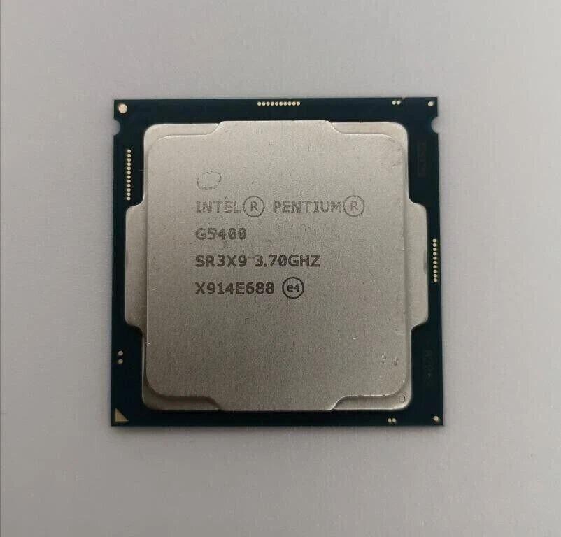 Intel Pentium Gold Dual Core Processor CPU G5400 3.70Ghz SR3X9 - Image 1 of 1