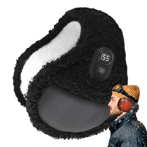 Ear Muffs Fleece Unisex Wrap Around Cover Warm Winter Warmers Heating Earmuffs - Picture 1 of 12
