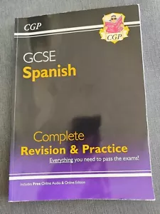CGP GCSE Spanish Revision & Practice Guide Book - Picture 1 of 4