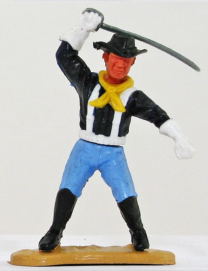 Timpo Última Serie 7ª Caballería Guantes Blancos Azul Negro Camisa Rara  Foto 1 de 1