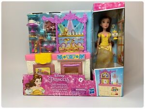 NEW Disney Princess Belle's Royal Kitchen, Fashion Doll and Playset 13 Pcs (NIB)