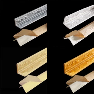Removable SelfAdhesive Ceiling Corner Line Border Skirting Waist Line Wall Trim - Picture 1 of 22