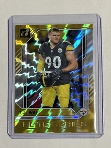 T.J. Watt 2024 Donruss Elite Series Pittsburgh Steelers Gold #27 - Foto 1 di 2