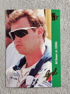 1992 Grid Motorcard Formula 1 Al Unser Jr #162 Rookie RC - Picture 1 of 2