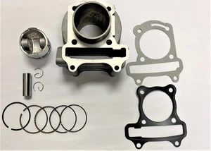 80cc Big Bore Cylinder Kit, 47mm Piston Top End Assembly for GY6-50 QMB139 - Bild 1 von 2