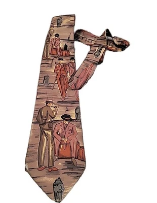 Corbata Givenchy Monsieur Novedad 100% Seda De Colección Elegante Para Hombre En Los Años 40 50 Foto 1 de 4