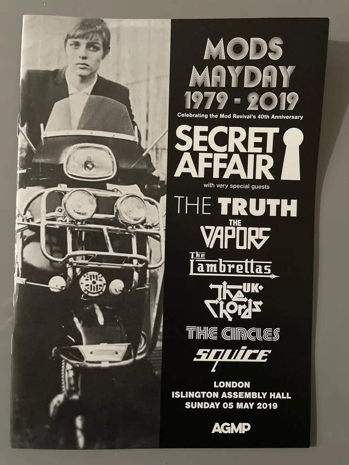 Mods Mayday 2019 45th anniversary programme mod revival - Image 1 of 1