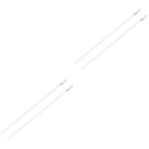 Paquete de 2 accesorios de barra de cortina de repuesto para cortinas con gancho abridor de persianas - Imagen 1 de 12