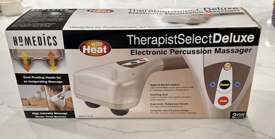 Masajeador electrónico de percusión Homedics Therapist Select Deluxe probado en calor PA3H Foto 1 de 4