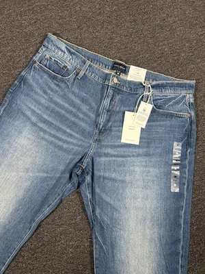New Lucky Brand Easy Rider Bootcut Jeans Men’s 42x32 Blue Denim Stretch Casual - Image 1 of 4