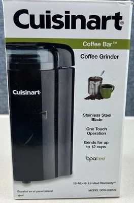 Nuevo Molinillo de Café Barra de Café Cuisinart Modelo DCG-20BKN Negro Foto 1 de 2