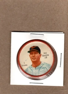 1962 SHIRRIFF BASEBALL #1 JIM GENTILE BALTIMORE ORIOLES - Bild 1 von 2