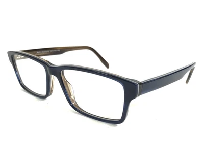 Monturas de gafas Maui Jim MJO2120-03G azul sobre marrón rectángulo 57-17-145 Foto 1 de 4