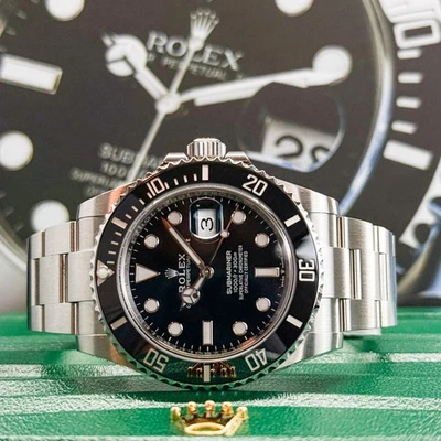Новый 2025 Rolex подводник дата 126610LN 126610 черный полный комплект 11/2025 карта - Изображение 1 из 4