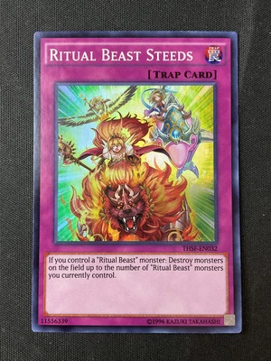 Yu-Gi-Oh TCG The Secret Forces #THSF-EN032 Ritual Beast Steeds Super Rare NM - Image 1 of 2