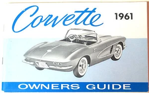 GM 1961 Chevy Corvette Owner's Manual (o) #3784033 - Picture 1 of 2