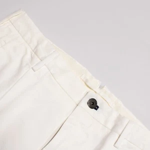 Incotex NWT Chinos / Casual Pants Size 50R (US 34) Tapered in White Cotton Blend - Picture 1 of 16