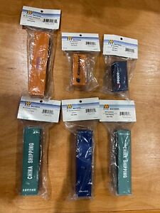 HO scale shipping containers lot, set of 6, Walthers 40' and 20'