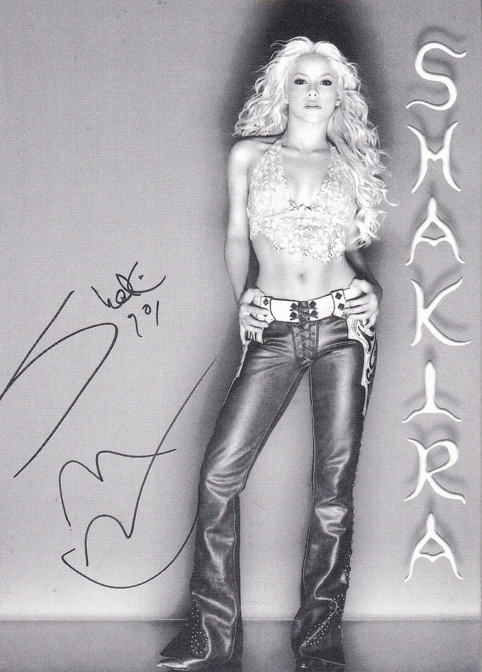 Autogramm - Shakira - Bild 1 von 1