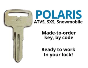 Polaris Keys ATV SXS Snowmobile Replacement Key Cut by Code 4000-4149 - Picture 1 of 1